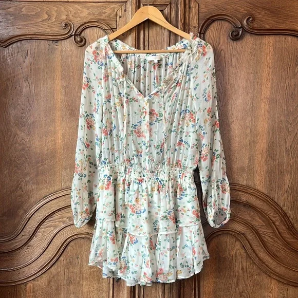 LOVESHACKFANCY Popover Dress in Floral Confetti - Picture 9 of 16